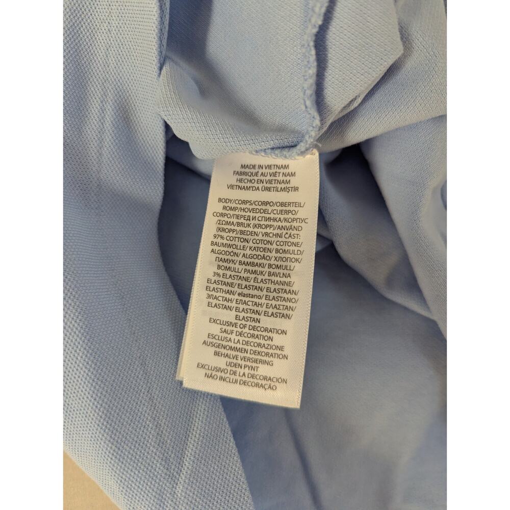 Polo Ralph Lauren Men's Custom Slim Fit Stretch Mesh Polo Shirt Blue NEW - Picture 6 of 7